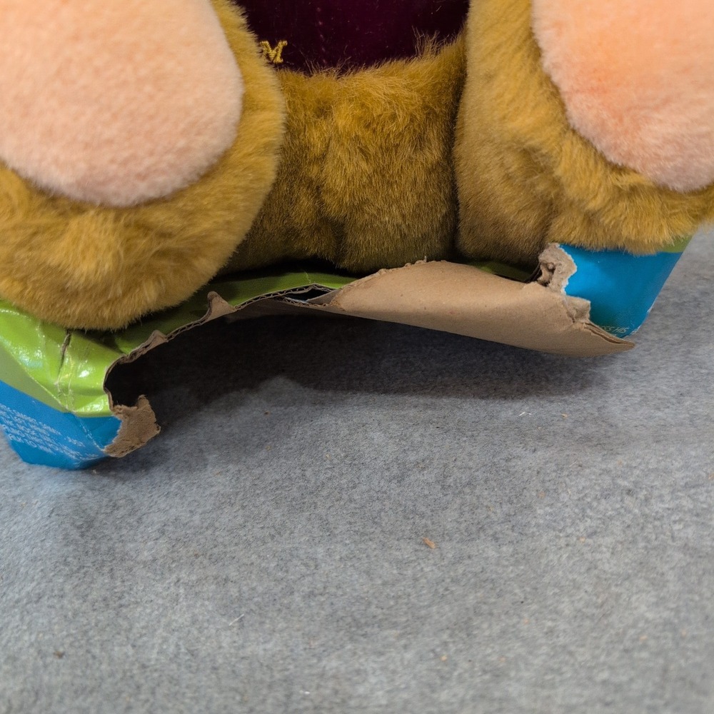 Smart Sam The Talking Bear Vintage Plush Burgundy Hip Yick International 8601 - Picture 3 of 5